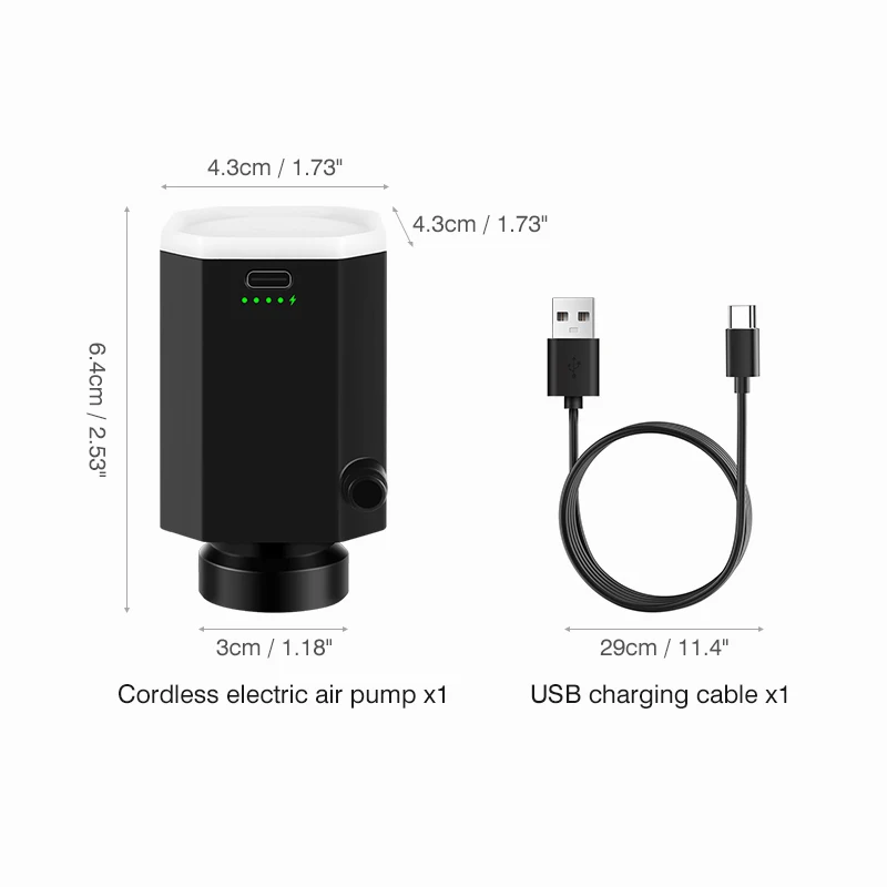 Elektrisk vakuum pumpe, USB