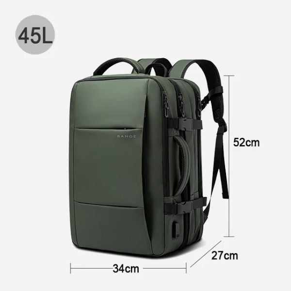 Bilde av en groenn 45 L maalsatt pcbag