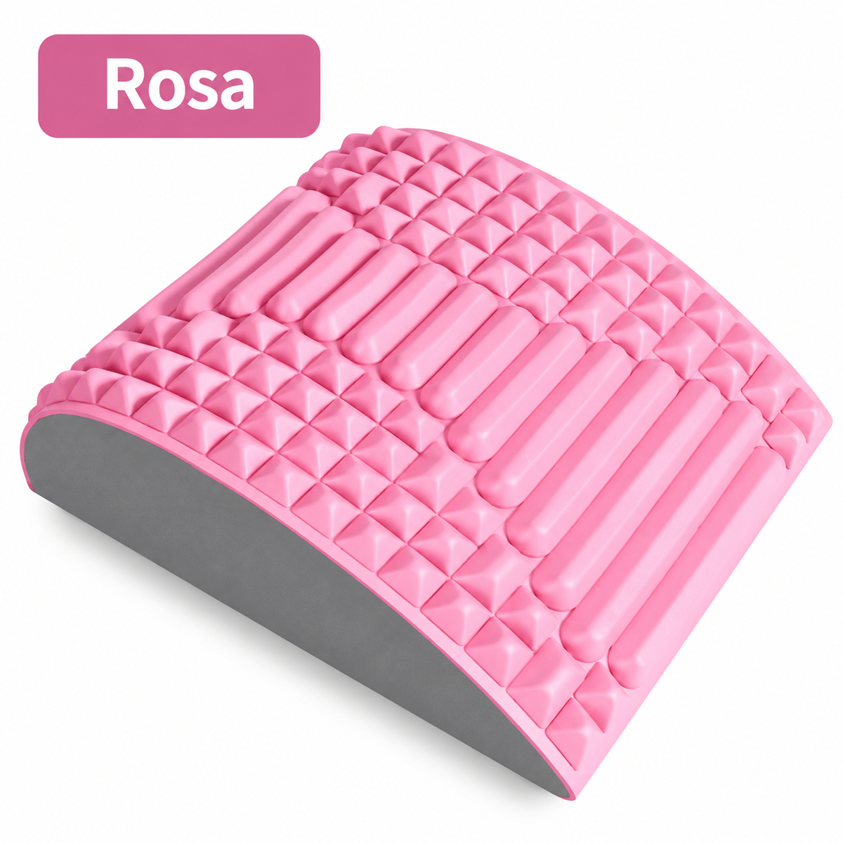 Rosa SpinePal ryggstrekker for støtte og lett strekk av korsryggen.