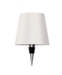 Trådløs retro LED flaskelampe i hvit